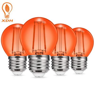 China 200lm Dimmable LED Orange Edison Light Bulbs G45 2W for sale