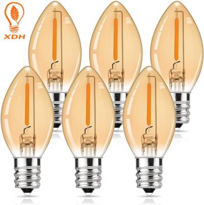 China 0.5 Watt C7 Night Dimmable Antique LED Bulbs For Home 2700K 50lm for sale