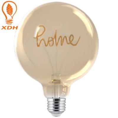China 2200K Flexible LED Bulb G125 Letter Home Amber Vintage Light Bulbs 125*175mm for sale
