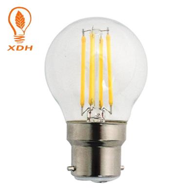Chine Ampoule du filament LED de B22 E26 G45 2W 4W 6W 400lm à vendre