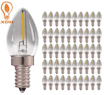 China C7 LED Night Light Bulb 0.5W E12 E14 LED Candelabra Decorative Filament Led Light Bulbs for sale