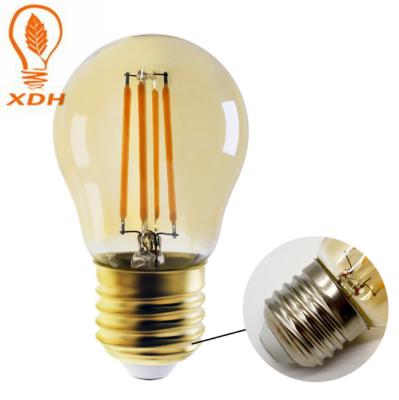 Chine Cru Amber Light Bulbs For Party 2200k décoratif de l'ampoule G45 de filament d'A45 LED à vendre