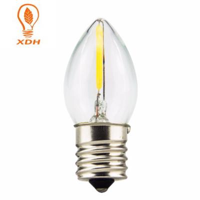 China E14 E12 LED Night Light Bulb Edison Chandelier Bulbs C7 220V 2W for sale
