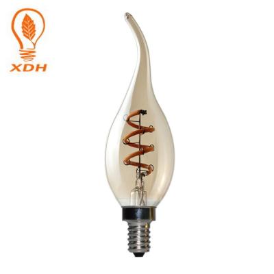China Bulbo suave flexible C35 E27 E14 Dimmable 180lm del filamento del espiral LED en venta