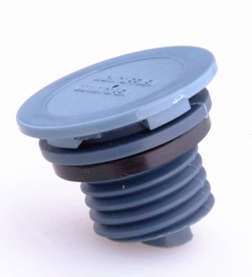 China Blue / BlackPlastic Vent Plug M24 * 3mm Plastic Vent Plug For Lead Acid Battery for sale