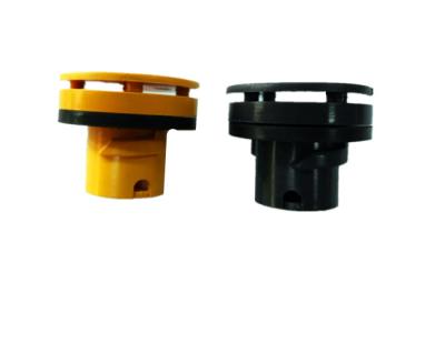 China Air Permeable Plastic Hole Plugs , Dustproof Battery Vent Plug 25mm Height for sale