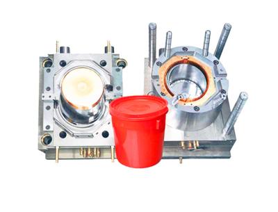 China Durable Household Plastic Paint Bucket Mould , Industrial Injection Molding Tool for sale