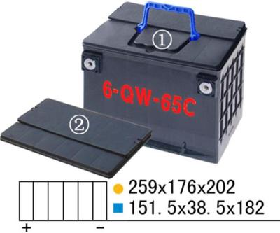 China UPS Square Battery Box 6V4 Hot Runner Injection Molding For Accessories Series for sale