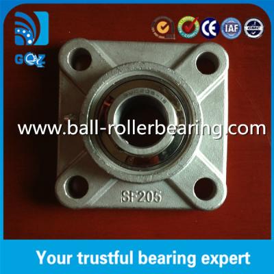 China 4 Bolt Pillow Block Bearing For Conveyor Machine , Flange Mounted Bearings for sale