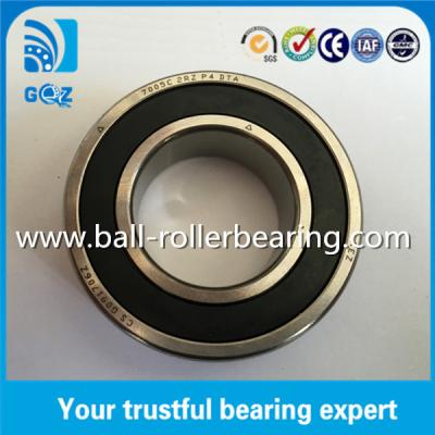 China Non-contact Rubber Seals Angular Contact Ball Bearing 7005C 2RZ P4 DTA for sale