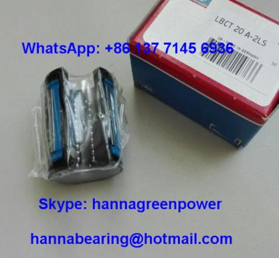China LBCT20A - 2LS Open Type Shaft Support Busing Linear Ball Bearing 20x32x45mm for sale