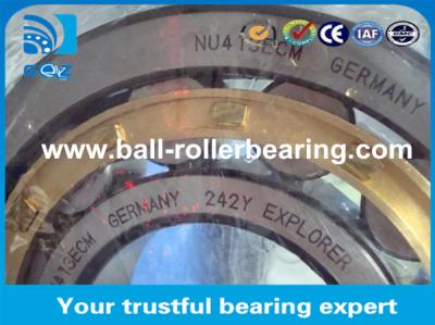 China Copper Cage Cylindrical Roller Bearing NU413ECM abec 3 bearings High Temperature for sale