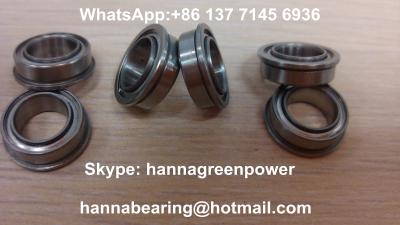 China Flange Type Deep Groove High Precision ball bearing With Rubber Seals F63800-2RS for sale