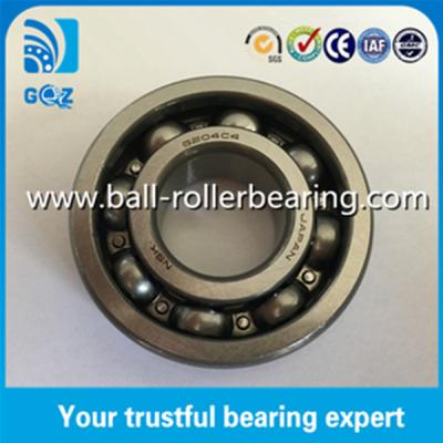 China C4 Clearance Open Type Automobile Ball Bearings / High Precision Ball Bearing NSK 6204C4 for sale