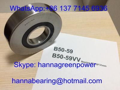 China B50-59 Nylon Cage Deep Groove Ball Bearing B50-59VV Gearbox Bearing B 50-59-2RS for sale