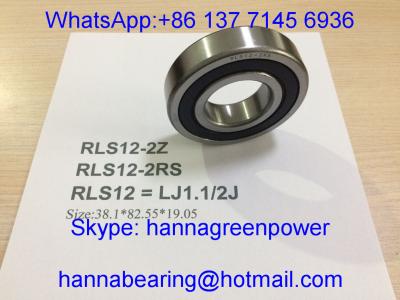 China RLS12-2RS / LJ1.1/2-2RSJ Inch Size Automotive Bearings Deep Groove Ball Bearing 38.1*82.55*19.05mm for sale