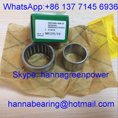 China NKI25/20-TV-XL / NKI25-20 Fibre Polyamide Cage Needle Roller Thrust Bearing With Inner Ring 25*38*20 Mm for sale