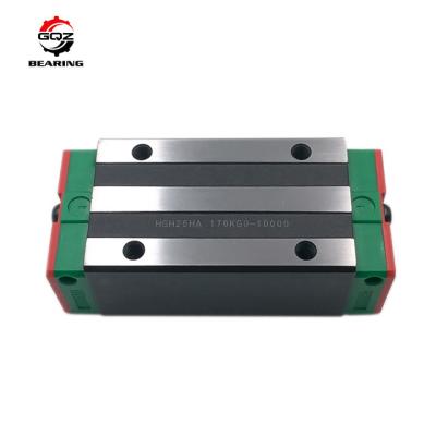 China Square Block HGH25CA Guide Block Linear Ball Bearing , Linear Slide Bearings 23x48x40mm for sale
