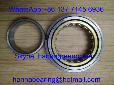 China NU1007EM Brass Cage Cylindrical Roller Bearing , NU1007M Single Row Roller Bearing 35*62*14mm for sale