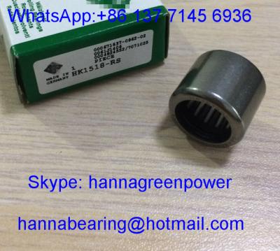 China HK1518 / HK1518-RS Needle Roller Bearing /  HK1518RS Drawn Cup Roller Bearing with Open End 15x21x18mm for sale