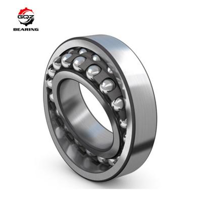 China Chrome Steel Material 1203 Steel Cage Double Row Self-aligning Ball Bearing 17x40x12mm for sale