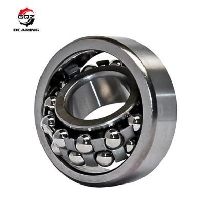 China Chrome Steel Material 1200 Steel Cage Double Row Self-aligning Ball Bearing 10x30x9mm for sale