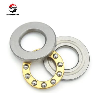 China F2.5-6 GCr15 Material Steel Cage Thrust Ball Bearing without Groove 2.5x6x3mm for sale