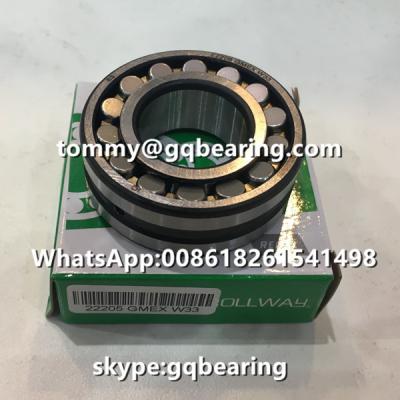 China USA Original Brass Cage ROLLWAY 22205 GMEX W33 Spherical Roller Bearing for sale