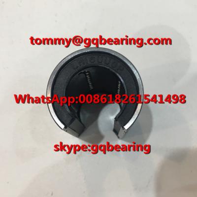 China Chrome Steel Material LM16UUOP Open Type Linear Ball Bearing Rubber Sealed Linear Bushing for sale