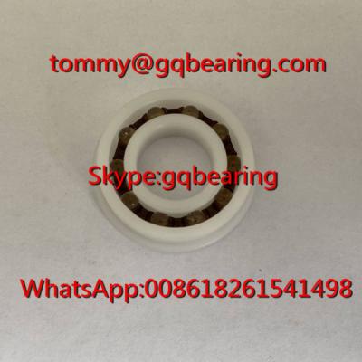 China POM Plastic Material F6901 Flanged Plastic Ball Bearing 12x24x6mm for sale