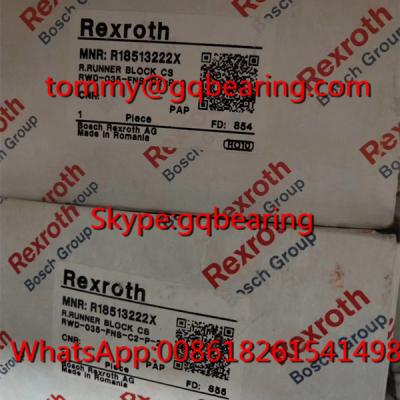 China Rexroth R18513222X Roller Rail Runner Block Bosch R18513222X Linear Bearing for sale