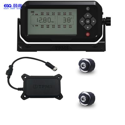 China Black Digital Real Time 24 Volt Two Tire Bus Truck Tpms for sale