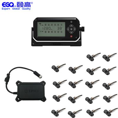 China Internal Rechargeable 18 Wheeler Tire Pressure Monitoring System for sale