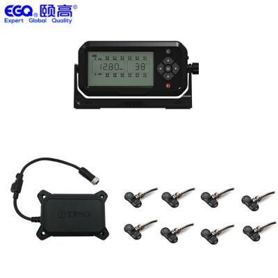 China Eight Tire RS232 Real Time RV Tire Pressure Monitoring System for sale
