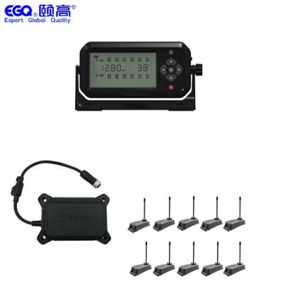 China Internal Binding Type Ten Tire Truck Wireless TPMS System for sale