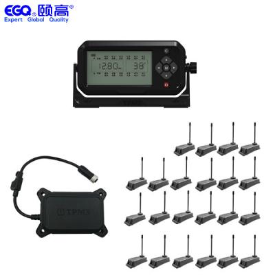 China Full Time Alarm 22 Sensor Truck Tire Pressure Monitoring System for sale