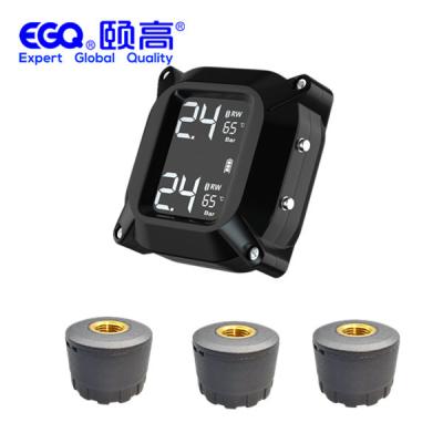 China 433.92mhz 3 External Sensor Tyre Pressure Monitor For Motorcycles for sale