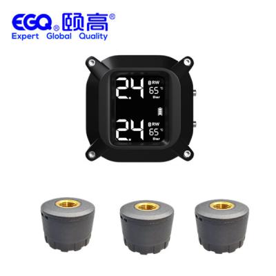 China Universal Three External Sensor 433.92mhz Motorcycle TPMS for sale