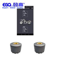 China APP 2 External Sensor Bluetooth Motorcycle TPMS System for sale