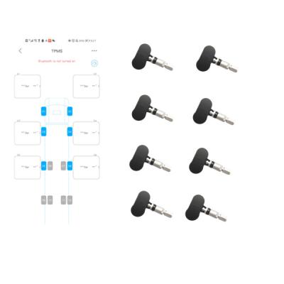 China Bluetooth Eight Sensors Smart Tire Pressure Monitoring System for sale