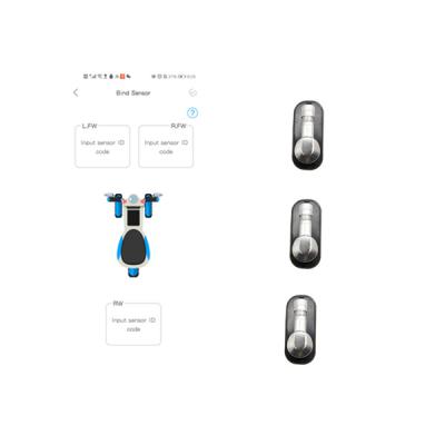 China Real Time Bluetooth Rear Three Wheeled Motorcycle TPMS for sale