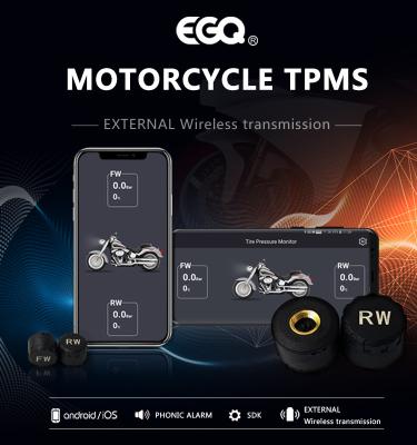 China APK 2-3 Wheel Sensor Bluetooth 4.0 2.4Ghz Motorcycle TPMS for sale