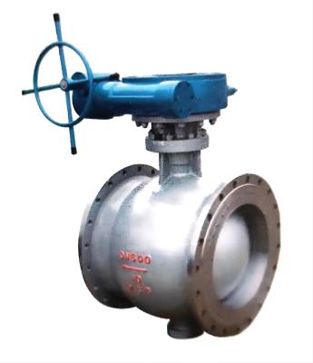 China Side Mounted Eccentric Semi Ball Valve Split Body Valve Pulverized Coal Injection for sale