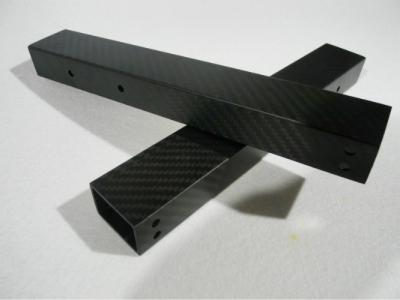 China Square 3 k Rectangular carbon fiber tube high strength for sale