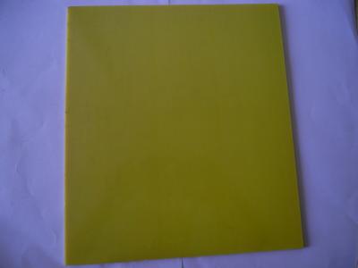 中国 高温抵抗力があるエポキシの絶縁 FR4 版の黄色の絶縁材のエポキシ樹脂版 販売のため