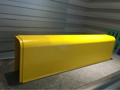 China Super strength Fiberglass Profiles Curbstone Yellow used in Auto / Motor Cyle Exhaust Canister Cover for sale