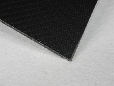 中国 黒いあや織りサーフボード/ボートのセンター・ボードのための無光沢カーボン繊維のパネルの使用 販売のため
