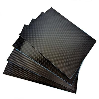 China 3K Twill Matte Finish Laminate 100% Carbon Fiber Plates Sheet 300mm X 200 X 1.0mm for sale