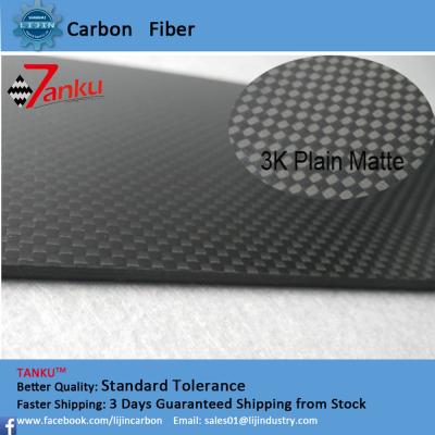 China Teça o tipo flexível espessura do tripé da placa da fibra do carbono de 3.0mm ±0.1mm à venda