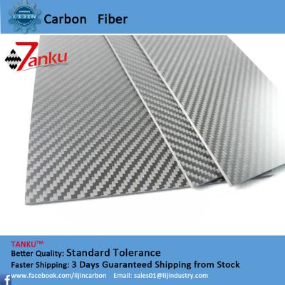 China A fibra do carbono da placa do estilo do Weave de sarja/o vinil fibra do carbono cobre o revestimento matte à venda